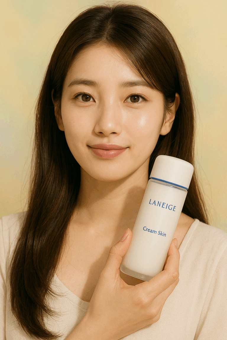 💧 Suzy’s Glow: The Secret Behind Her Clear Skin with LANEIGE